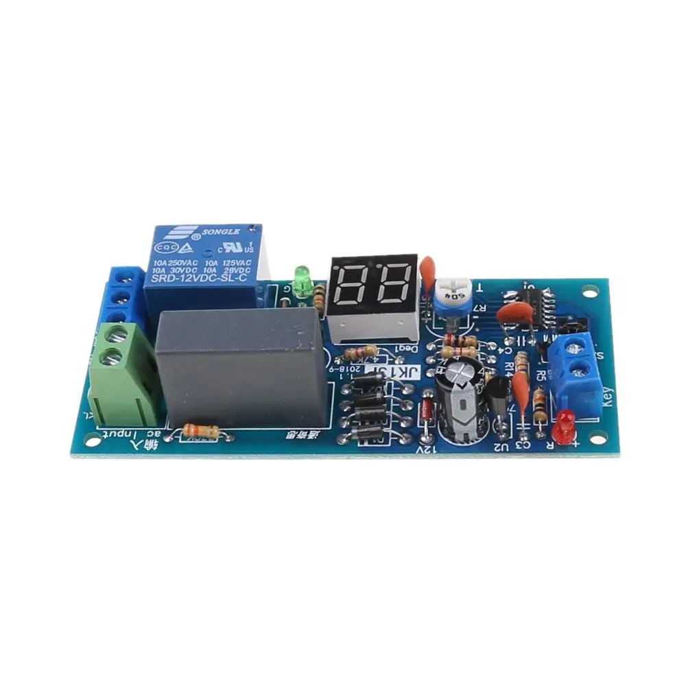 

JK13P Time Delay Relay Module Trigger Countdown Timing Circuit Switch Board
