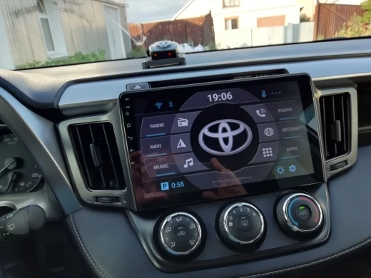 10 2 &quotAndroid 0 автомобильное радио для Toyota RAV4 2014 2015 2016 2017 GPS Navi 8 ядерный 4 Гб + 64