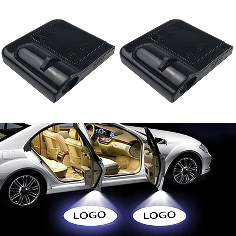 1PC Universal Wireless Car Door Welcome Logo Light Projector LED Laser Lamp For Suzuki Buick Ford BMW KIA Toyota Volkswagen Audi Chevrolet LADA Mazda