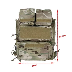 TMC-chaleco táctico con cremallera, bolsas Multicam de edición limitada para chaleco táctico 16-19 AVS JPC2.0 CPC TMC3107