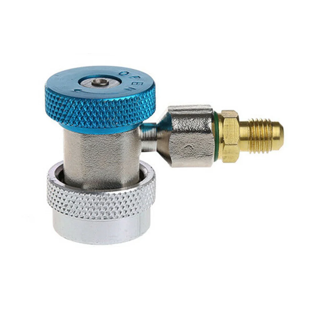 

A/C R134A Quick Coupler Adapter Manifold Connector 1/4 SAE H/L High & Low Side