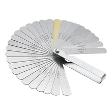 Feeler Gauge Dual Imperial дальномер с пометкой вилка для дома ручные инструменты для сада 32 лезвия Spark метрический
