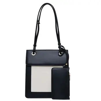 

Charm Fashion New Women Trend Hit Color Handbag Wild Temperament Lady Commuter Shoulder Bag