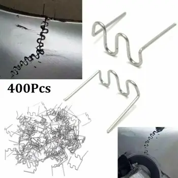 

Hot Welding Staple Silver 400pcs Set 0.8mm S Style For Car Bumper Repair Tool Equipment