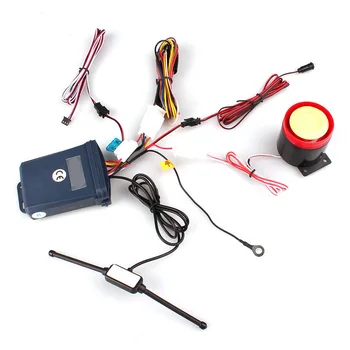 

Motorcycle Alarm Set Security 5000M Remote Start Motorbike Microwave Sensor LCD Display Sound Two Way Universal ABS Accessories
