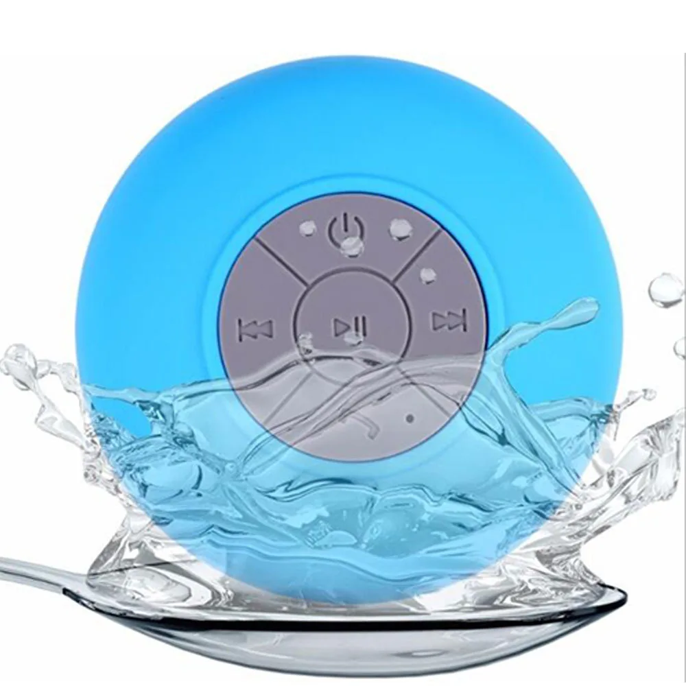 Mini Wireless Bluetooth Speaker Portable Hands Free Waterproof Bathroom Office Stereo Sound-box Sucker Loudspeaker | Электроника