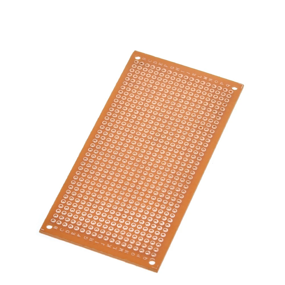 10 шт. одна сторона оптовая продажа Универсальный 5x10 см Solderless PCB тест макет медный