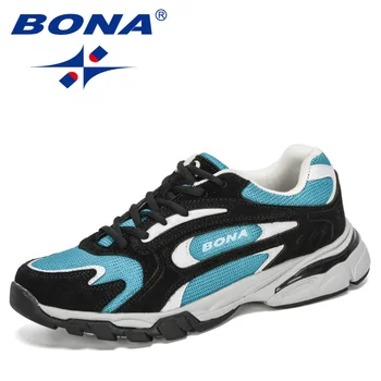 

BONA 2020 New Style Classic Men Sneakers Fashion Mesh Men's Casual Shoes Outdoor Running Jogging Shoes Man Zapatillas Hombre