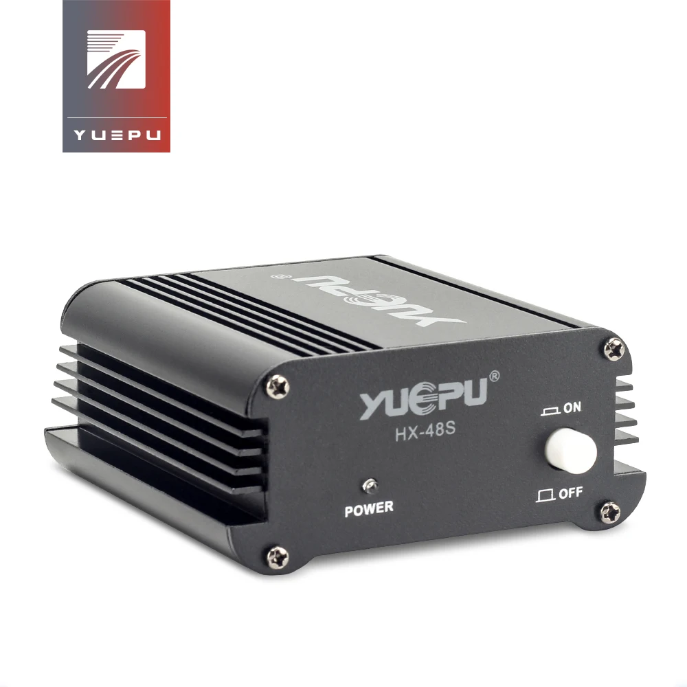 

YUEPU HX-48s 48V Phantom Power Supply for Condenser Microphone XRL Socket Computer Mic Studio