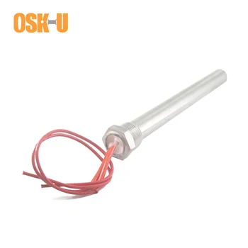 

3/4" Tubular Cartridge Heating Element 20mm Tube Diameter 220V Electric Cartridge Heater Element 0.3KW/0.5KW/1KW/1.5KW/2KW