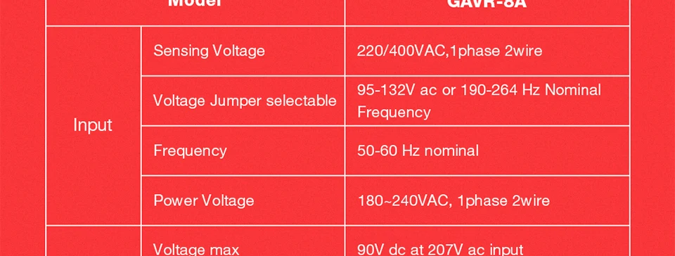 Gavr 8a регулятор напряжения avr для 25kva генератора