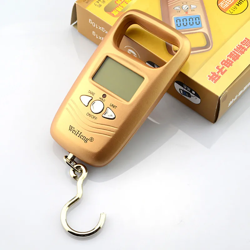 Junejour мини-весы для багажа Портативный карманные весы с висящим крючком 50 кг/110lb Ёмкость 1 шт
