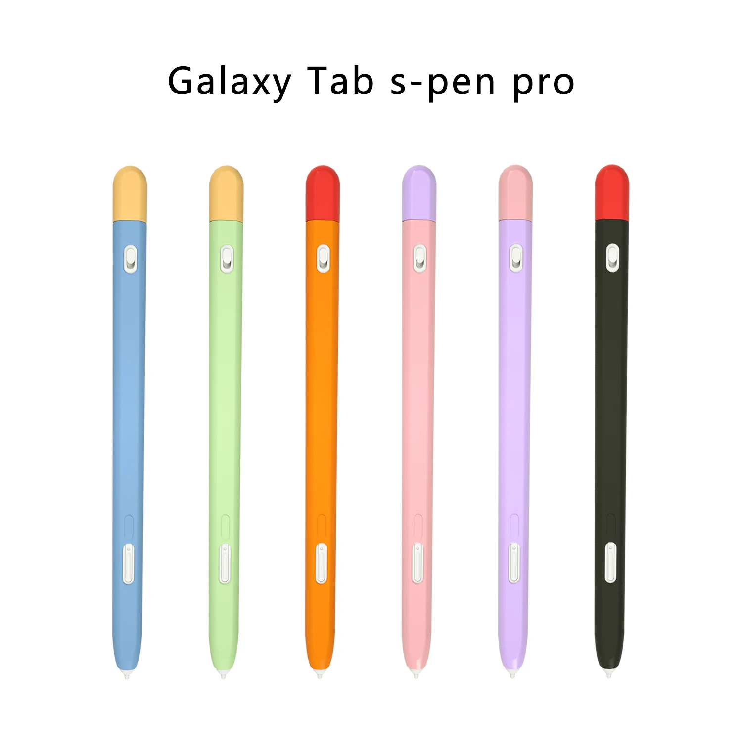 Tablet Case Colorful Cover For Samsung Galaxy Tab Tablet s6/s6 lite/s7/s7 fe/s8/s8 plus S9 Pen Pro Pencil Case Bag Non-slip Sleeve Protector