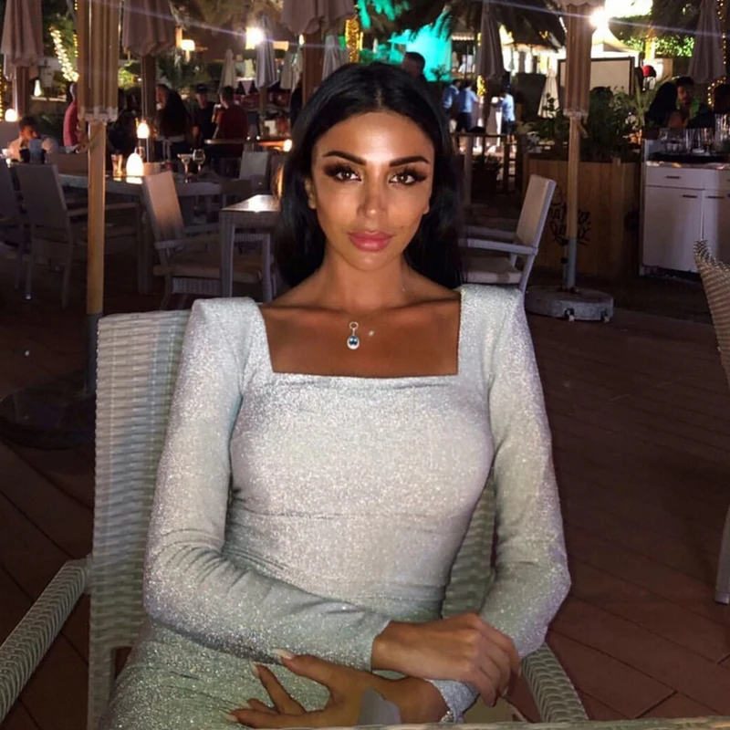 Женское вечернее платье Sexyboutique повседневное элегантное с длинным рукавом