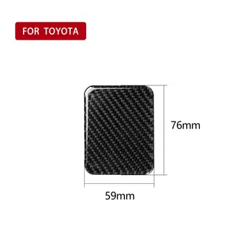 

Carbon Fiber Button Sticker Trim Decor For Subaru BRZ Toyota 86 2013-19 Auto