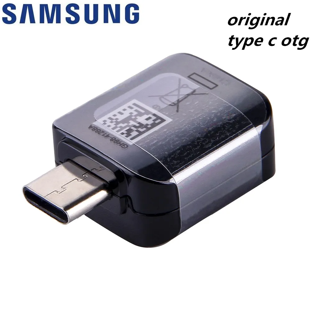 Оригинальный адаптер данных Samsung USB 3 1 TYPE C OTG для Galaxy S8 S9 Plus Note 8 9 A8 2018 поддержка