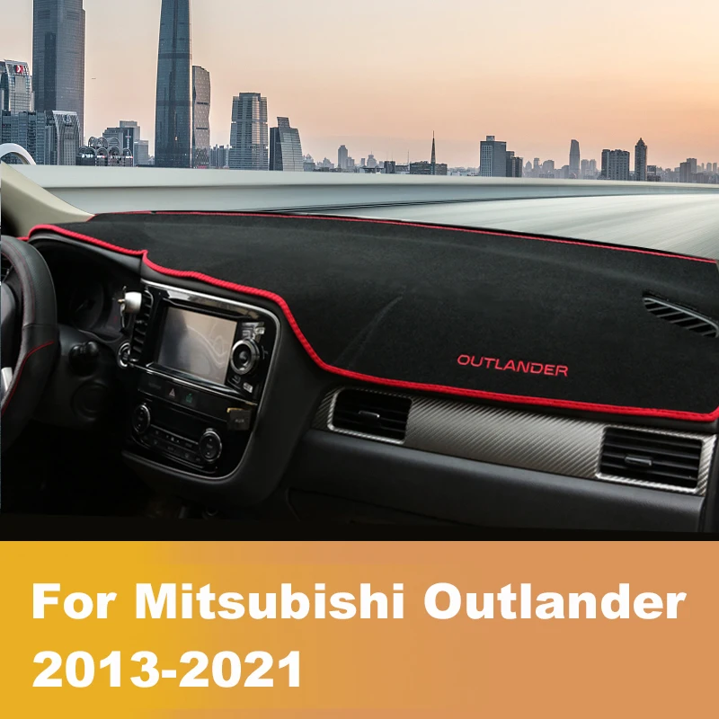 Для Mitsubishi Outlander 3 2013-2017 2018 2019 2020 2021 приборной панели автомобиля Крышка Тире коврик