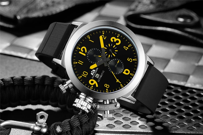 Relogio Automatic Watches Mens 2022 Luxury Brand New Digital Watch Men Mechanical Wristwatches Chronograph Clock Horloges Mannen