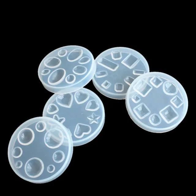 Barkács Ékszer Szerszám Szilikon Penész Kerek Ovális Négyzet Csepp Medál Fülbevaló Kézzel Készített Kézműves Dekoráció Epoxi Gyanta - Image 3