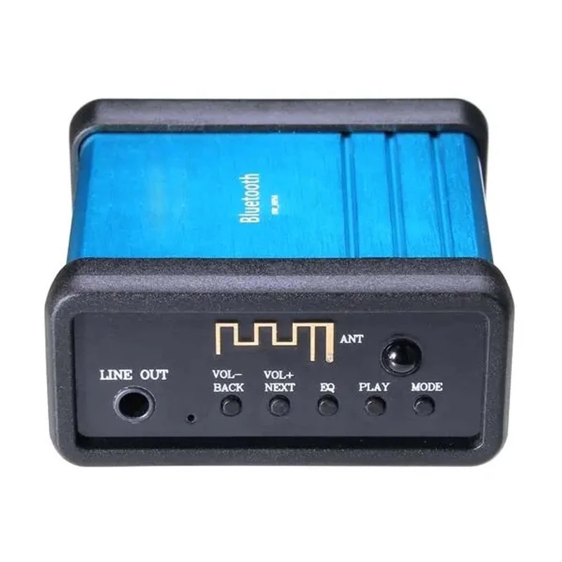 Wireless car Bluetooth audio decoder receiver amplifier USB TF card with remote 203A