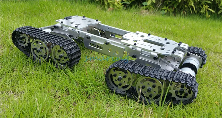 6-12V New DIY Arrival mini Smart Robot Tank Chassis Tracked Car Platform for Arduino RC Tank Car