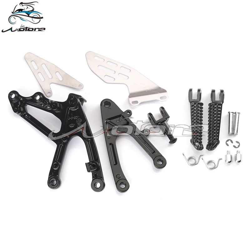 Спереди подножки для ног педали Скоба Подножка для YZF R1 YZFR1 2007-2008 2007 2008 07 08-07 08 в байкерском стиле