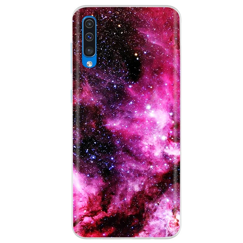 phone card case For Samsung Galaxy A50 A70 2019 Case Tpu Cover Soft Silicone Cute Painted Case For Samsung A70 A705F A50 A 50 A505F A 70 Fundas phone flip cover