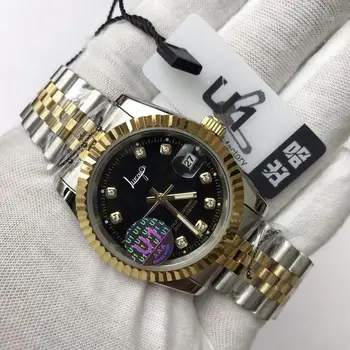 

Luxury brand watch men 36mm DATE JUST automatic mechanical AAA sweeping stainless steel watches 2813 U1 factory Jubilee 9747