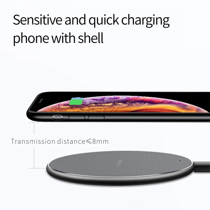 Wireless Charger PAD+Type-c Qi 5W Receiver U01 For Samsung Galaxy A12 A22 A32 A42 A52 A72 4G 5G