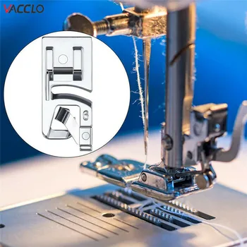 

VACCLO 3PC Hot Sale Domestic Sewing Machine Foot Presser Rolled Hem Feet Set for Brother Singer Sewing Accessories