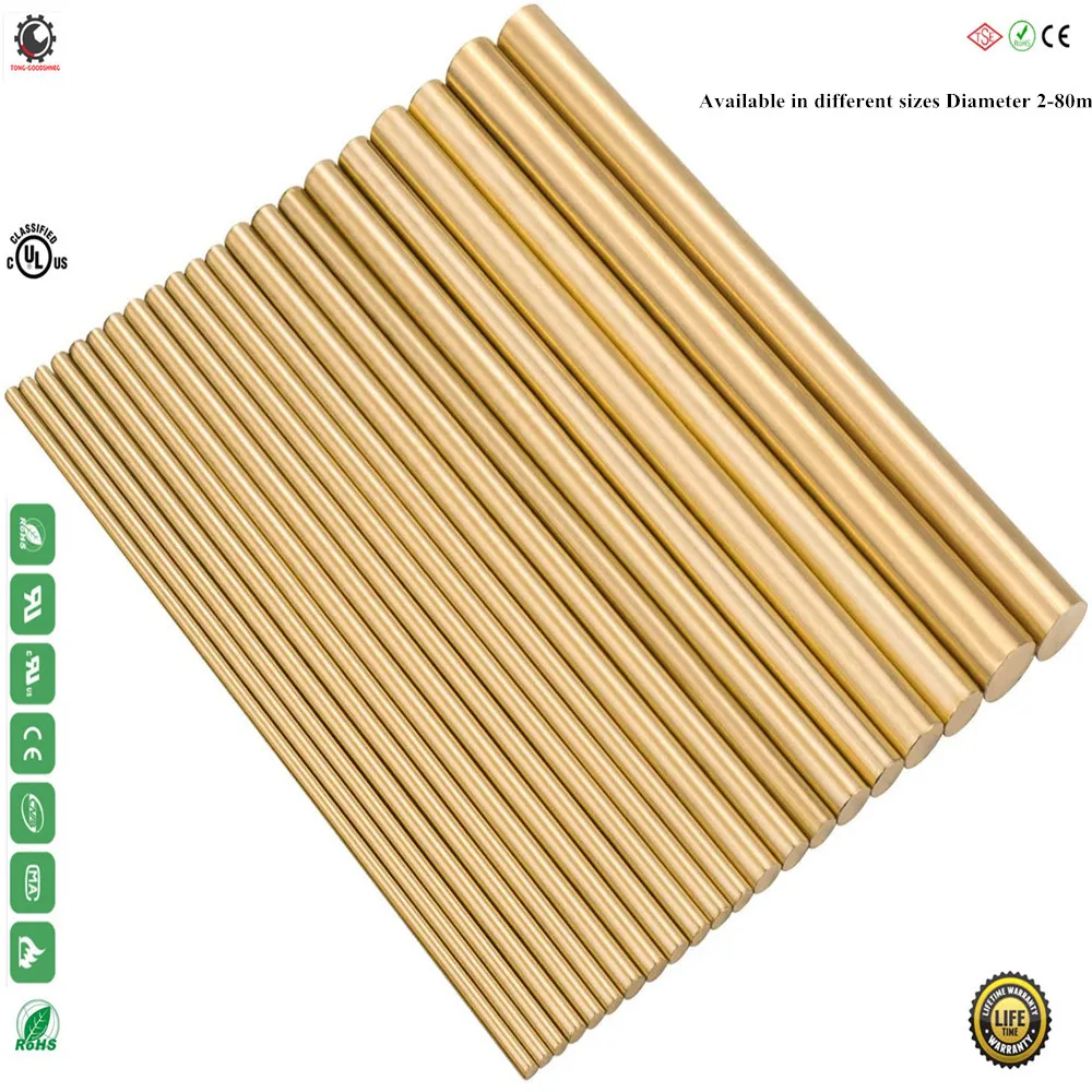 

Favordrory Brass Round Rods Lathe Bar Stock,Diameter 20-28mm,Length 20cm Yellow Raw Materials Metals Alloys Various Shaft