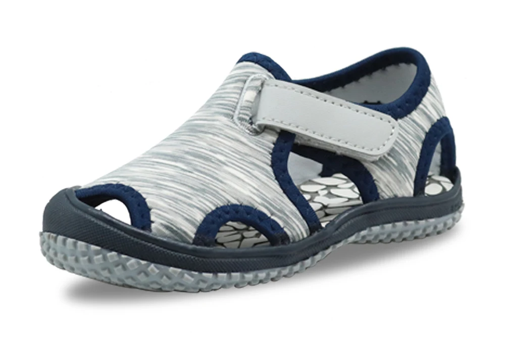 Apakowa Kids Boys Girls Sandals Hook & Loop Adjustable Breathable Sandals Summer Beach for Toddler Shoes Outdoor Walking Shoes