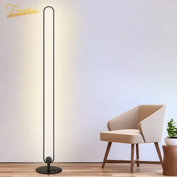 

Modern Minimalist LED Floor Lamp Lighting Dimmable Floor Lamp Living Room Bedroom Study Restaurant Hotel Lighting Standing Lamp