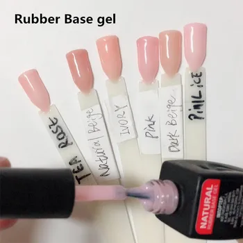 

1 PCS Natural Rubber Base Gel Polish UV Gel Varnish Nude 12ml Vernis Semi Permanant UV Manicure Gel Lacquer for Nail Art Set
