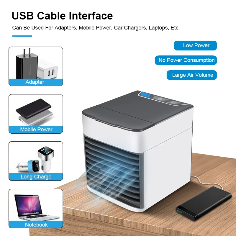 Портативный кондиционер 2019 настольный Кондиционер Usb удобный Вентилятор