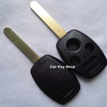 

30PCS/LOT 4 Buttons Remote Entry Car Key Case Shell With Logo for Honda Accord Ridgeline No Chips Position