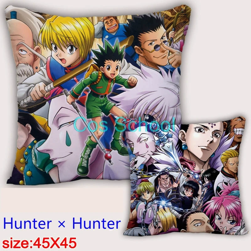 Школьные подушки аниме HunterxHunter Gon Freecss диванные Killua Kurapika Hisoka аксессуары |