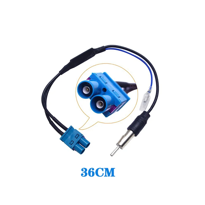 quot;Superbat Dual Fakra Radio Aerial Antenna Amplified Adapter Diversity  System For VW AUDI "