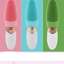 Очиститель для лица, Соник, силиконовое очищающее устройство, Электрическая Мойка для лица, очиститель пор, массажное устройство для красоты, сухое тесто