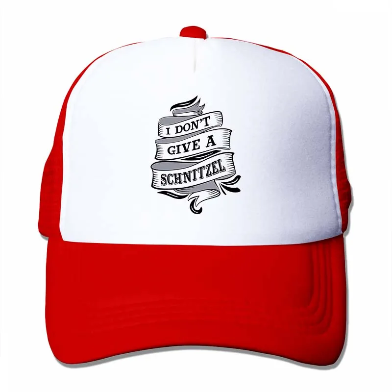 I Do not Give A Schnitzel for Oktoberfest in Germany Baseball cap men women Trucker Hats fashion adjustable cap - Цвет: 4-Red