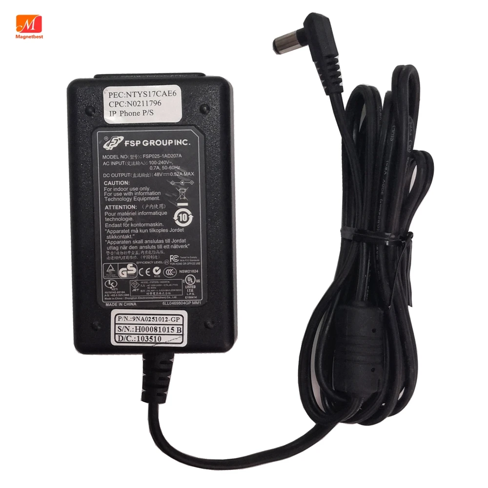 NUEVO FABRICANTE DE EQUIPOS ORIGINALES Polycom 1465-44243-001 48V 0.52A