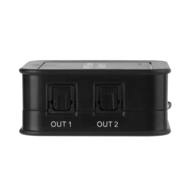 AAAE Top-1x3 Цифровой оптический Spdif Toslink аудио переключатель делителя с пультом дистанционного управления оптический цифровой выход волоконный дистрибьютор
