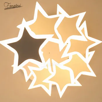 

European Star Decor LED Staircase Chandeliers Lighting Nordic Lamp Loft Restaurant Bedroom Lamp Bathroom Hanging Lamp Fixtures