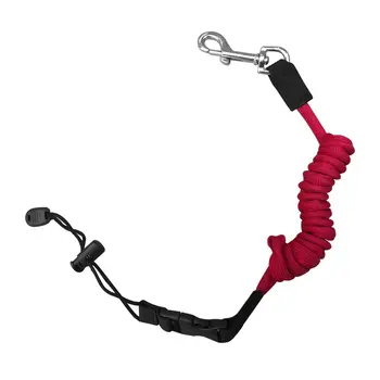 

Elastic Coiled Paddle Leash Canoe Kayak Paddle Leash Safety Rod Leash Boats Raft Surfboard Swivel Stretch Rope New Style