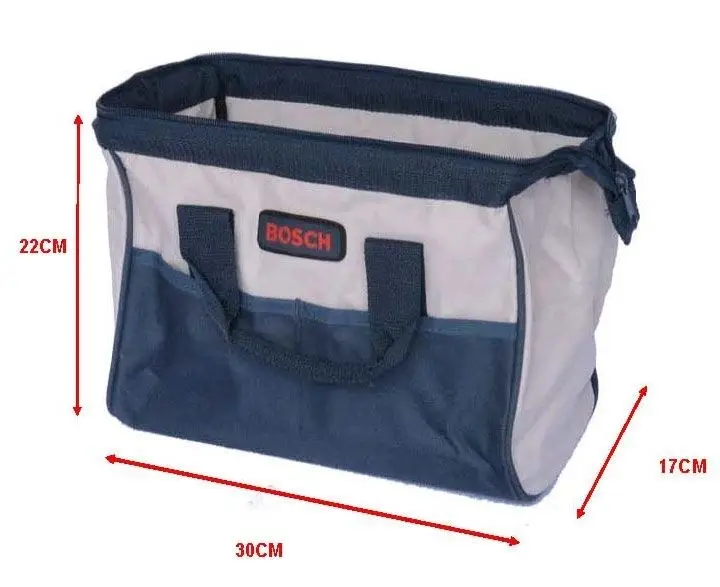 power tool bag Bosch Tool kit Professional Repair Tool kit Original Bosch 11 Inch Simple Portable Tool bag Car Tool Bag Plumber Tool Bag mechanic tool bag