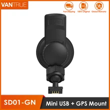 Vantrue n2/n2 pro/r3/x3/t2 traço cam mini porta usb ventosa carro montagem com módulo receptor gps (para windows & mac)
