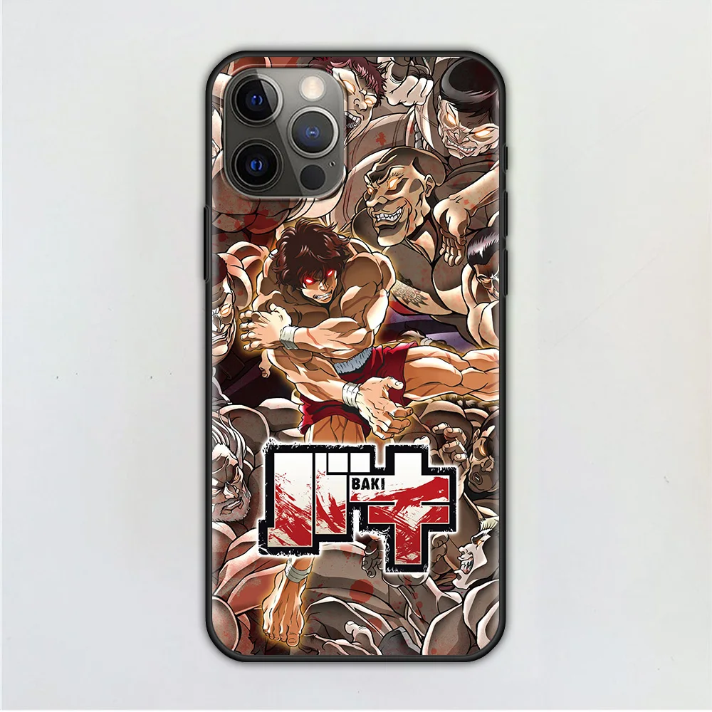 Baki the Grappler Original anime Phone Case For iPhone 13 12 11 Pro XR Max XR X 8 7 6s 6 Plus SE2020 Cover Shell TPU cases for iphone 11