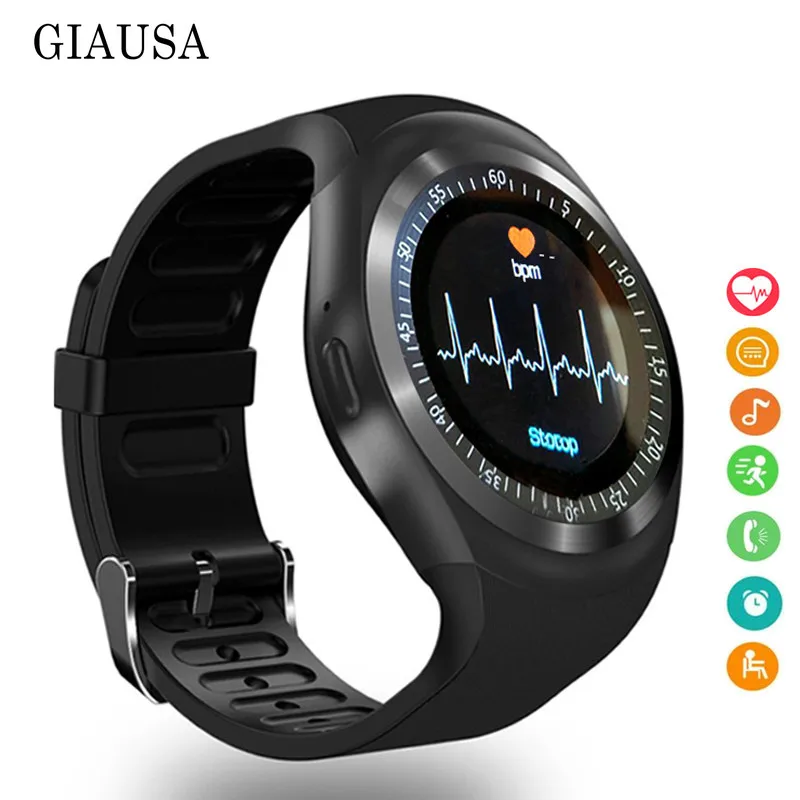 

Y1 plus Bluetooth Smart Watch men women Relogio SmartWatch Android Phone Call GSM Sim Remote Camera Information Sports Pedometer