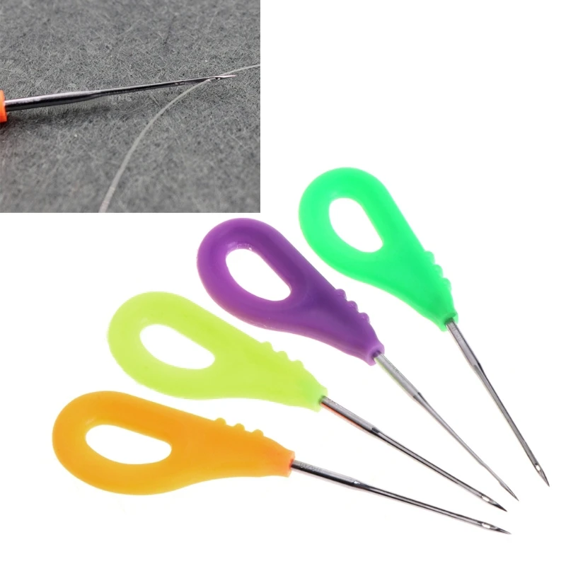 Fishing Bait Needle Line Drill Tackle Rigging Tools Boilie Carp Fish Accessories Yellow Color