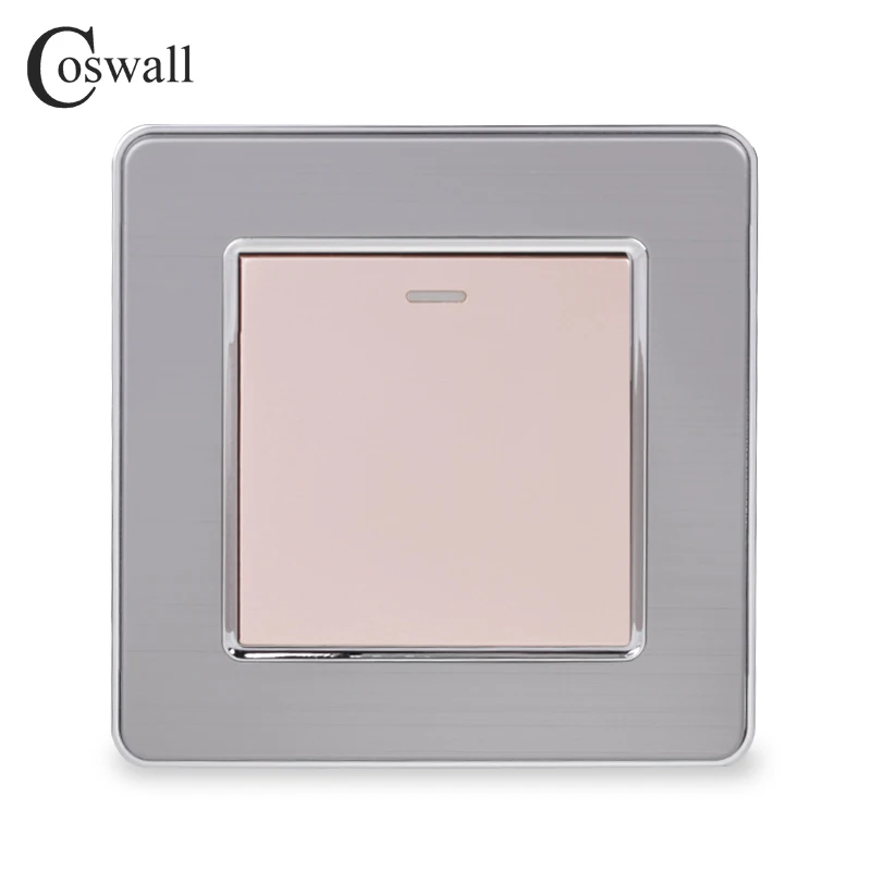 Coswall 1 Gang Way рокерный светильник настенный выключатель вкл./выкл. панель из